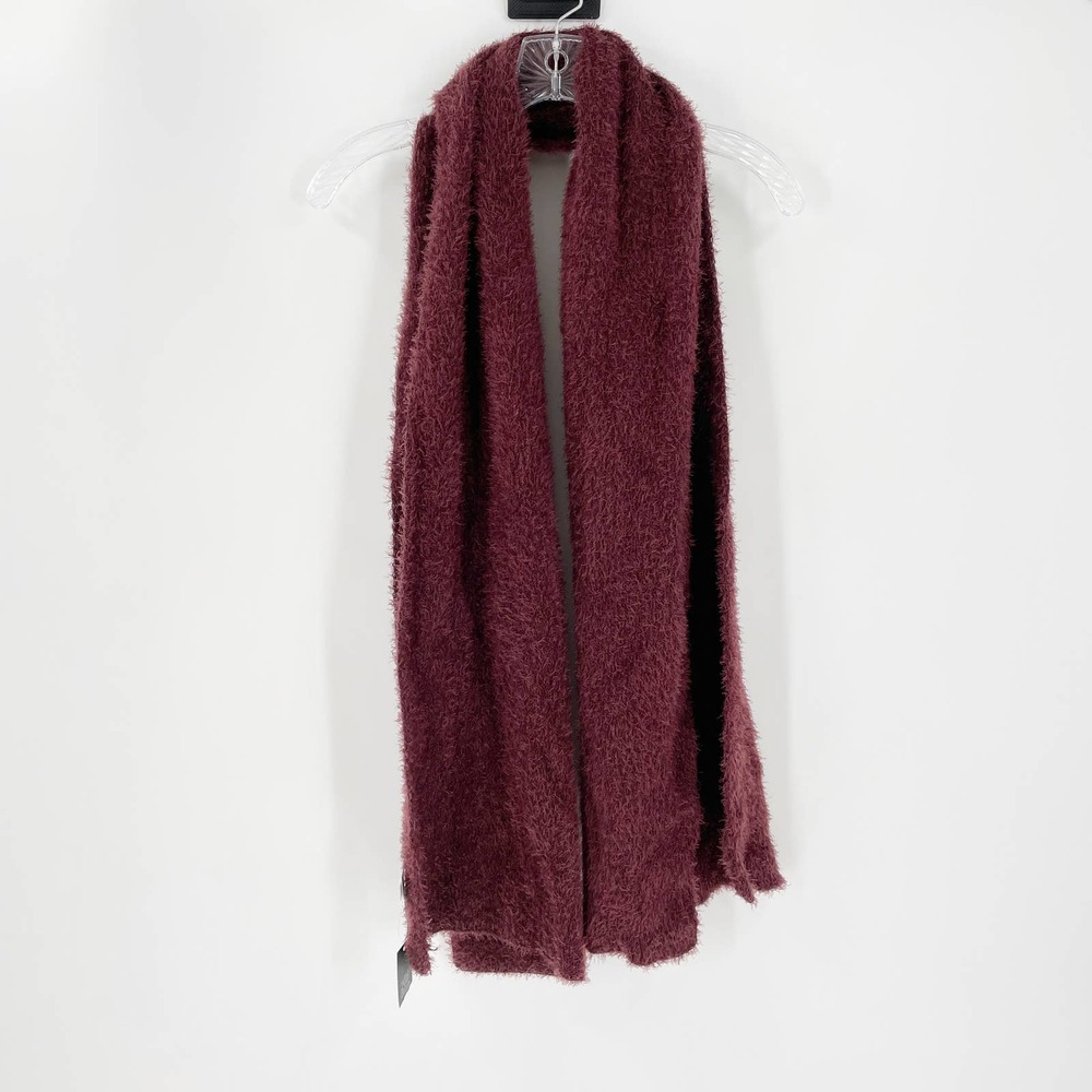 NWT Wild Fable Burgundy Fuzzy Scarf